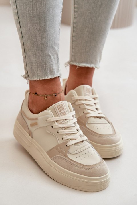 Buty Sportowe Model Big Star OO274029 Beige - Step in style Buty Sportowe Model Big Star OO274029 Beige - Step in style