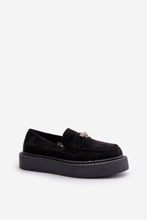 Mokasyny Model Erithine 6680 Black - Step in style Mokasyny Model Erithine 6680 Black - Step in style