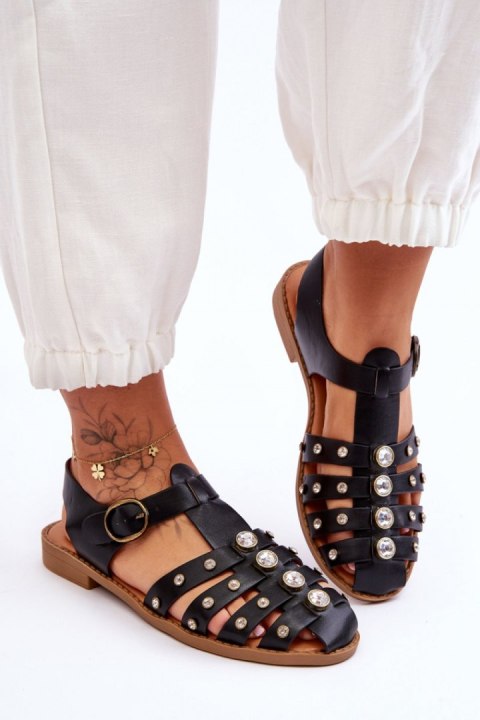 Sandały Model Ascot G-13 Black - Step in style Sandały Model Ascot G-13 Black - Step in style