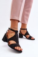 Sandały Model Eleriva N24-028 Black - Step in style