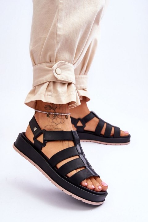 Sandały Model Zaxy JJ285017 Black - Step in style Sandały Model Zaxy JJ285017 Black - Step in style