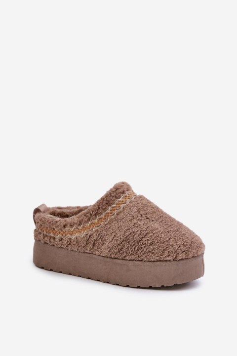 Śniegowce Model Mesirra MC-39 Dark Beige - Step in style Śniegowce Model Mesirra MC-39 Dark Beige - Step in style