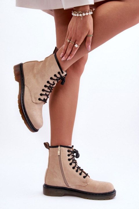 Workery Model Asteoris H1080 Beige Zamsz - Step in style Workery Model Asteoris H1080 Beige Zamsz - Step in style
