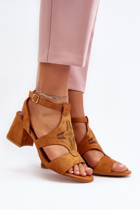 Sandały Model Eleriva N24-028 Camel - Step in style Sandały Model Eleriva N24-028 Camel - Step in style
