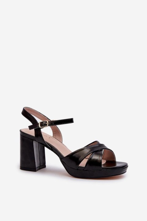 Sandały Model Jatine 24SD98-6988 Black - Step in style Sandały Model Jatine 24SD98-6988 Black - Step in style