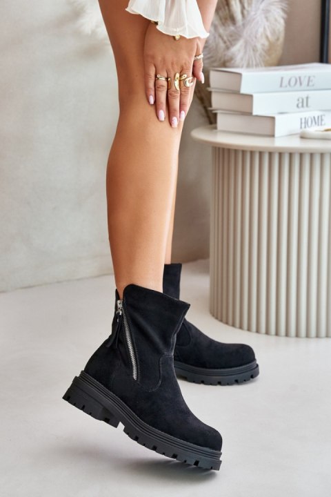 Botki Model Reloma SP259 Black - Step in style Botki Model Reloma SP259 Black - Step in style