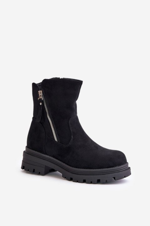 Botki Model Reloma SP259 Black - Step in style Botki Model Reloma SP259 Black - Step in style
