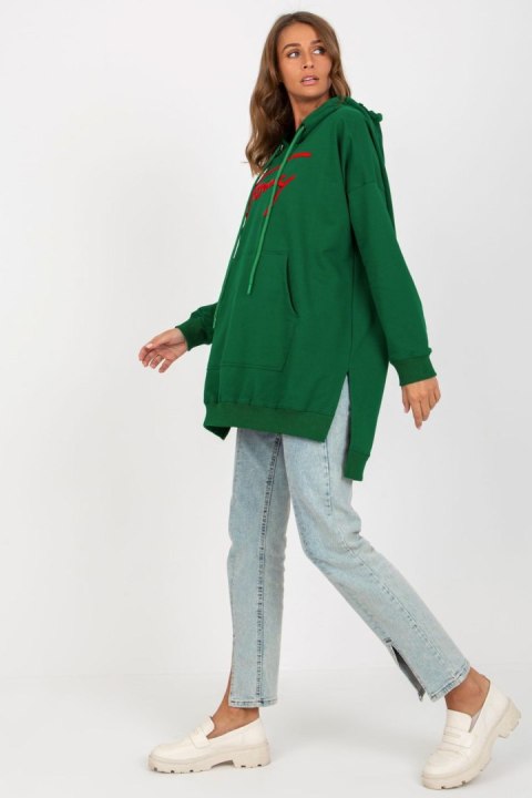 Bluza Damska Model VI-BL-335.25X Dark Green - Factory Price Bluza Damska Model VI-BL-335.25X Dark Green - Factory Price