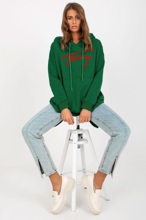 Bluza Damska Model VI-BL-335.25X Dark Green - Factory Price Bluza Damska Model VI-BL-335.25X Dark Green - Factory Price