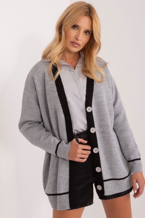 Sweter Damski Model BA-SW-12036.16X Grey - Badu Sweter Damski Model BA-SW-12036.16X Grey - Badu