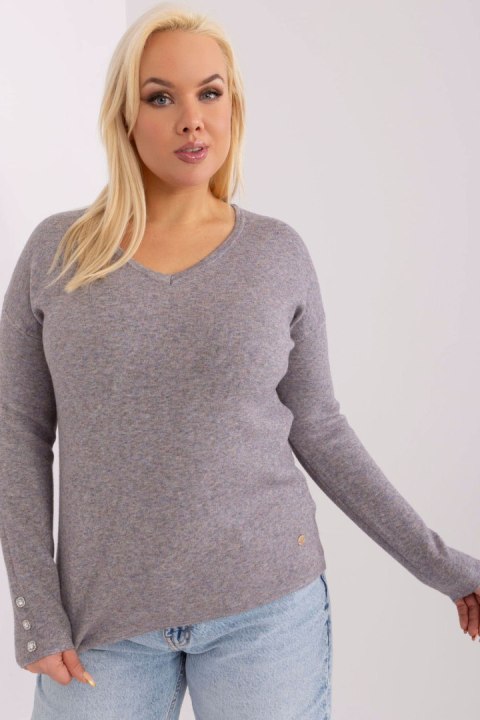 Sweter Damski Model PM-SW-PM1020.12P Dark Grey - Factory Price Sweter Damski Model PM-SW-PM1020.12P Dark Grey - Factory Price