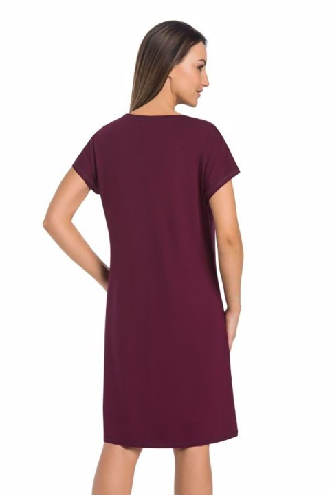Koszulka nocna Koszula Nocna Model Luzi 2810 Violet - Teyli Koszulka nocna Koszula Nocna Model Luzi 2810 Violet - Teyli