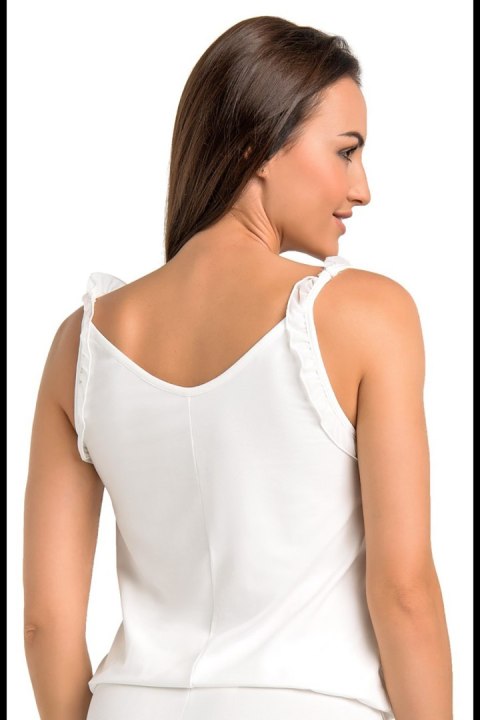 Koszulka nocna Koszulka do spania Model Sleepy 2709-1 Ecru - Teyli Koszulka nocna Koszulka do spania Model Sleepy 2709-1 Ecru - Teyli