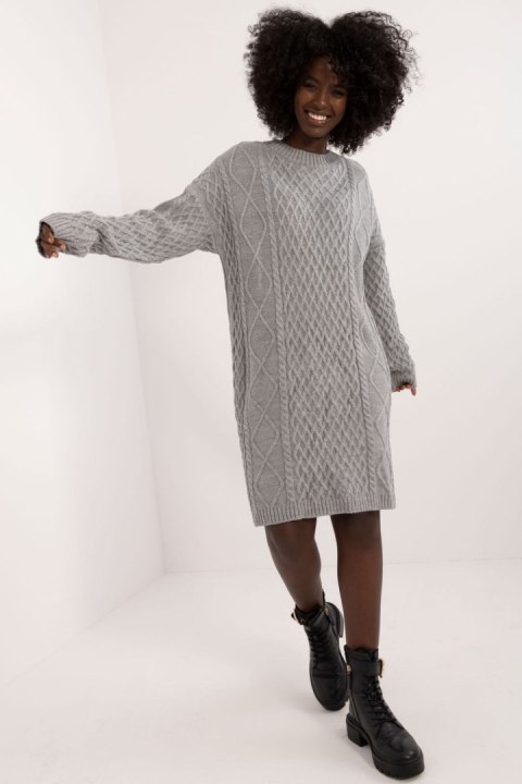 Sukienka Model BA-SK-0528.45 Grey - Badu Sukienka Model BA-SK-0528.45 Grey - Badu