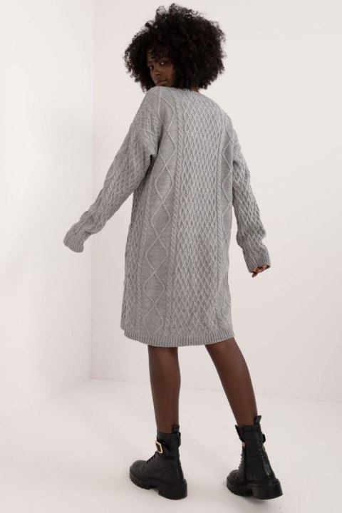 Sukienka Model BA-SK-0528.45 Grey - Badu Sukienka Model BA-SK-0528.45 Grey - Badu