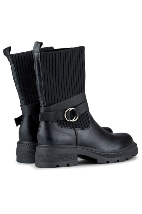 Botki Model YQ41B Black - PRIMO Botki Model YQ41B Black - PRIMO