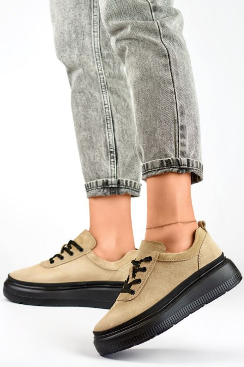 Buty Sportowe Model GD-XF-120A-BE Beige - PRIMO Buty Sportowe Model GD-XF-120A-BE Beige - PRIMO