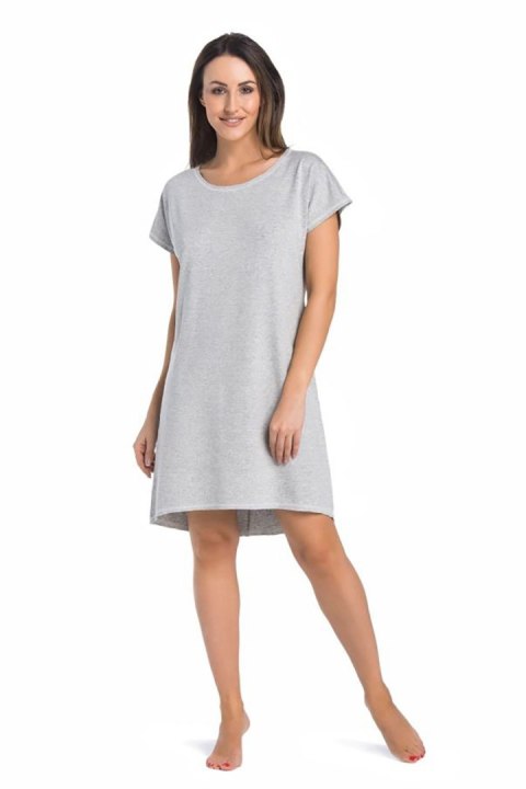 Koszulka nocna Koszula Nocna Model Luzi 2810 Grey - Teyli Koszulka nocna Koszula Nocna Model Luzi 2810 Grey - Teyli