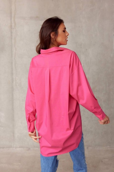 Carolina - koszula damska oversize z imitacją kieszeni Carolina - koszula damska oversize z imitacją kieszeni