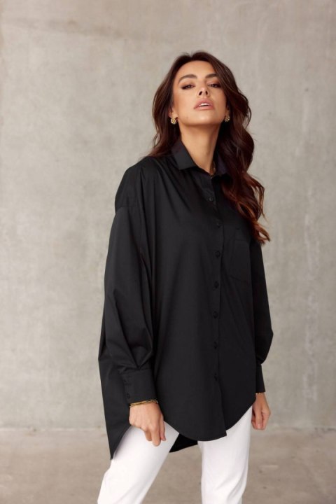 Carolina - koszula damska oversize z imitacją kieszeni Carolina - koszula damska oversize z imitacją kieszeni