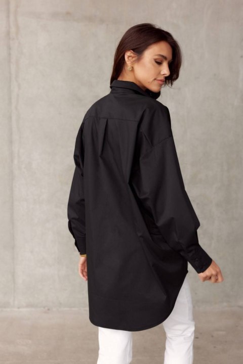 Carolina - koszula damska oversize z imitacją kieszeni Carolina - koszula damska oversize z imitacją kieszeni