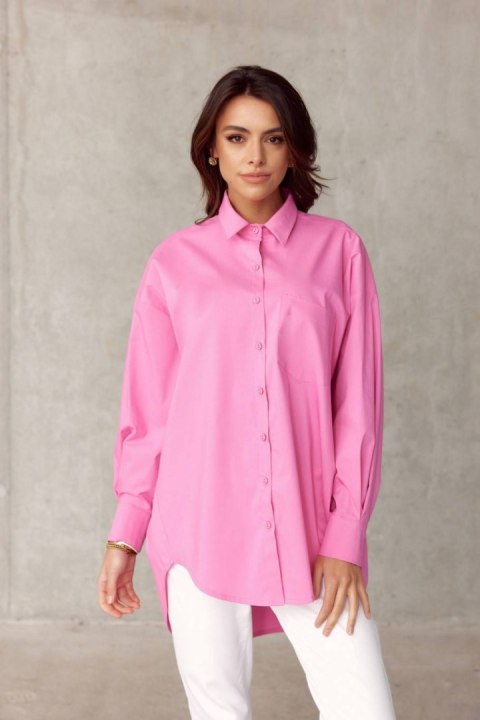 Carolina - koszula damska oversize z imitacją kieszeni Carolina - koszula damska oversize z imitacją kieszeni