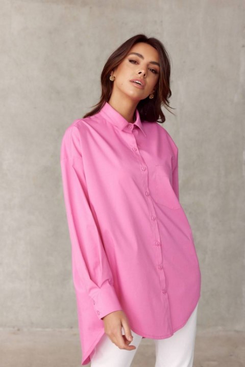 Carolina - koszula damska oversize z imitacją kieszeni Carolina - koszula damska oversize z imitacją kieszeni