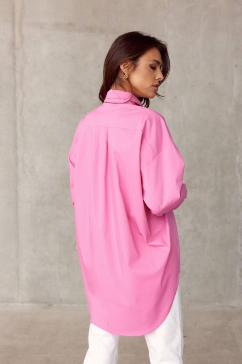 Carolina - koszula damska oversize z imitacją kieszeni Carolina - koszula damska oversize z imitacją kieszeni