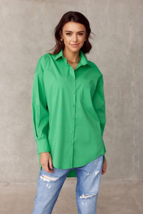 Carolina - koszula damska oversize z imitacją kieszeni Carolina - koszula damska oversize z imitacją kieszeni
