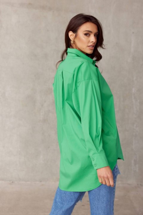 Carolina - koszula damska oversize z imitacją kieszeni Carolina - koszula damska oversize z imitacją kieszeni