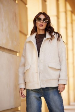 Ivon - kurtka oversize typu baranek