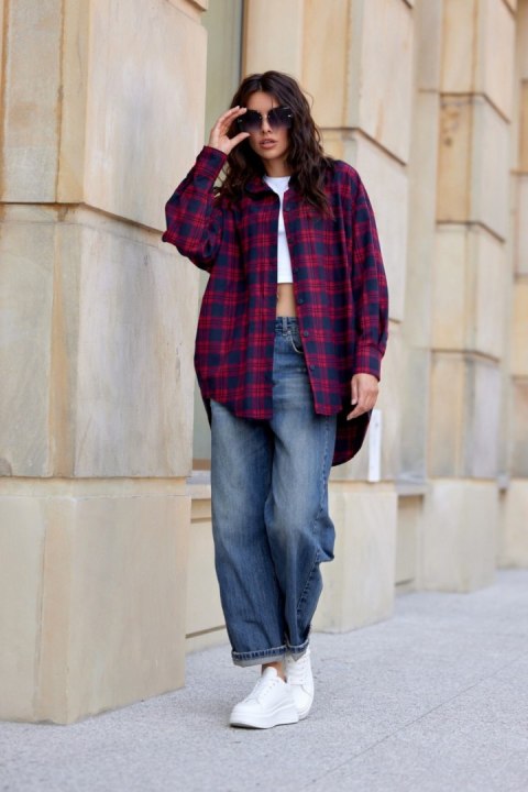 Jolene - koszula oversize w kratę Jolene - koszula oversize w kratę