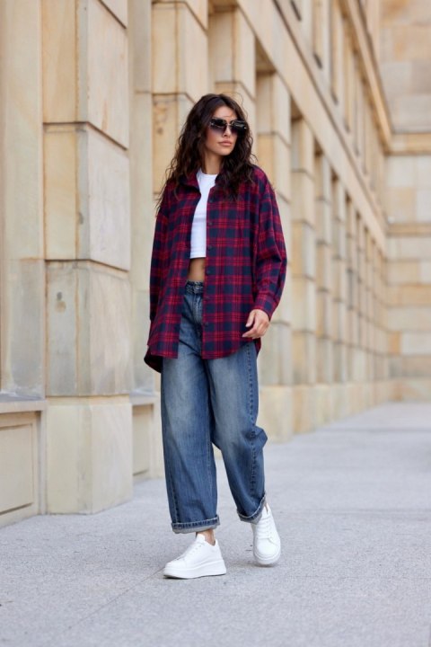 Jolene - koszula oversize w kratę Jolene - koszula oversize w kratę