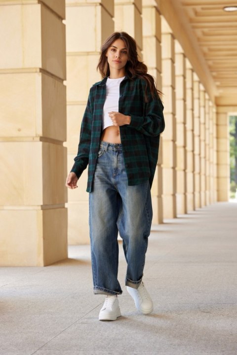 Jolene - koszula oversize w kratę Jolene - koszula oversize w kratę