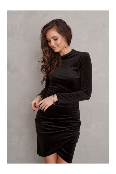 Angel - welurowa sukienka z półgolfem Angel - welurowa sukienka z półgolfem