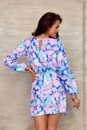 Eliana - sukienka mini z wiązaniem z boku i łezką przy dekolcie