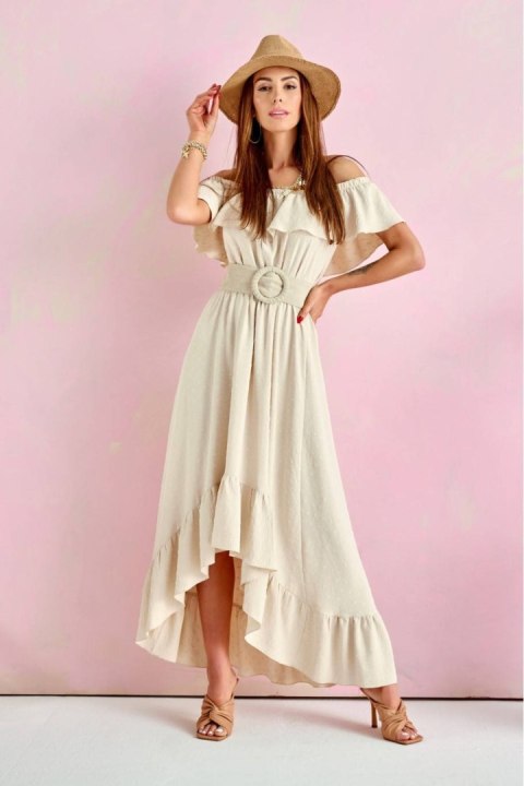 Leila - asymetryczna sukienka hiszpanka maxi Leila - asymetryczna sukienka hiszpanka maxi