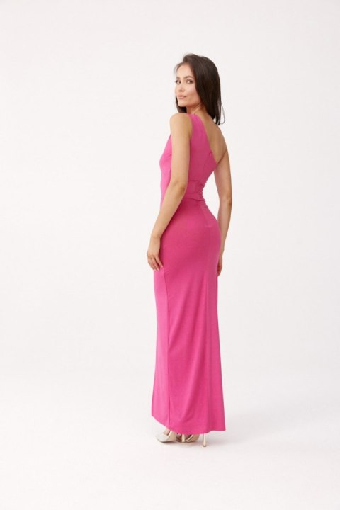 Esmeralda - dopasowana maxi sukienka na jedno ramię brokat Esmeralda - dopasowana maxi sukienka na jedno ramię brokat