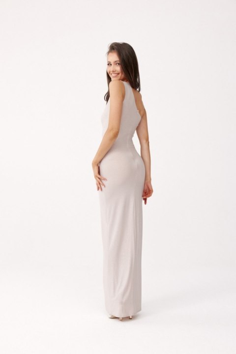 Esmeralda - dopasowana maxi sukienka na jedno ramię brokat Esmeralda - dopasowana maxi sukienka na jedno ramię brokat