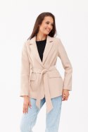 Jocelyn - elegancka marynarka damska z wiązaniem