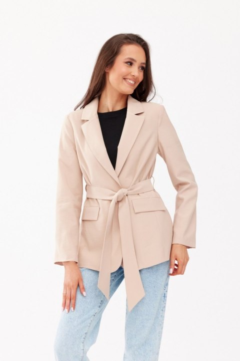 Jocelyn - elegancka marynarka damska z wiązaniem Jocelyn - elegancka marynarka damska z wiązaniem