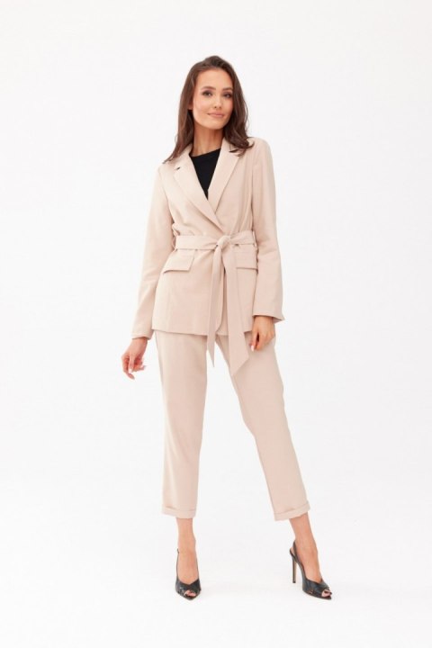 Jocelyn - elegancka marynarka damska z wiązaniem Jocelyn - elegancka marynarka damska z wiązaniem