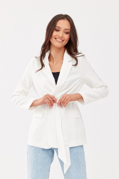 Jocelyn - elegancka marynarka damska z wiązaniem Jocelyn - elegancka marynarka damska z wiązaniem