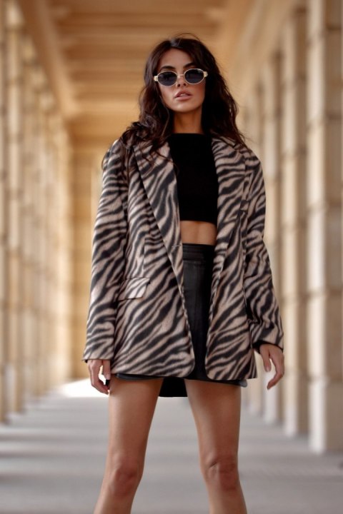 Luna - marynarka oversize w zebrę Luna - marynarka oversize w zebrę