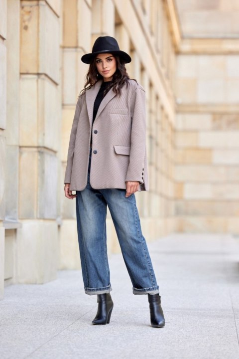 Nadine - marynarka oversize w jodełkę Nadine - marynarka oversize w jodełkę
