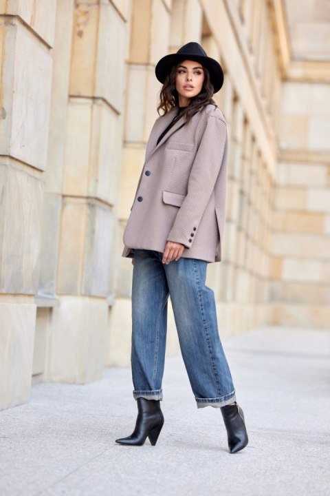 Nadine - marynarka oversize w jodełkę Nadine - marynarka oversize w jodełkę