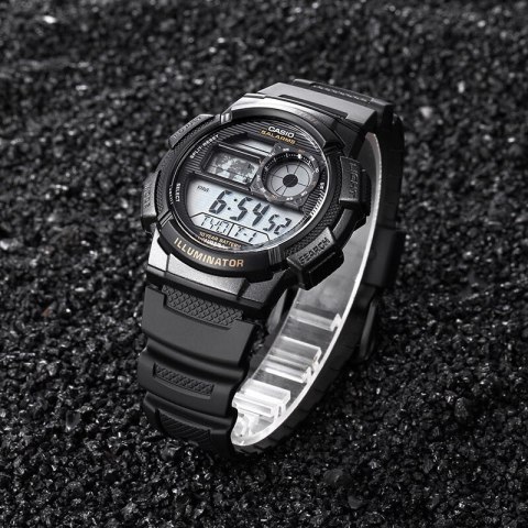 ZEGAREK MĘSKI CASIO AE-1000W 1BVDF (zd073g) - WORLD TIME + BOX ZEGAREK MĘSKI CASIO AE-1000W 1BVDF (zd073g) - WORLD TIME + BOX