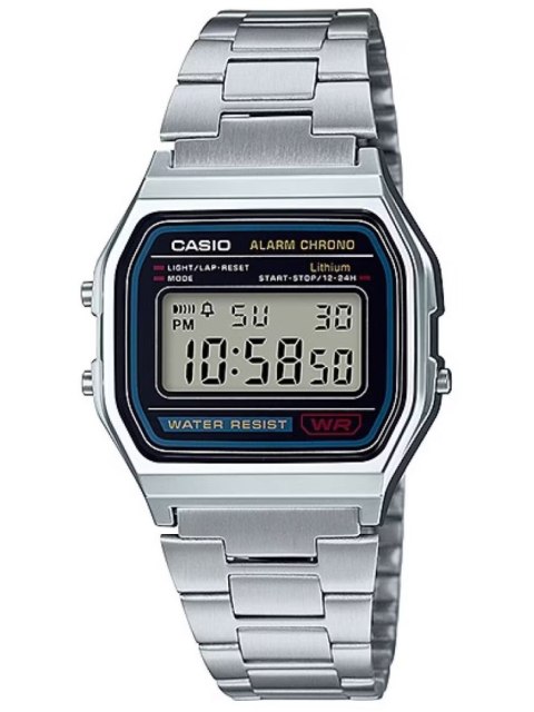 ZEGAREK MĘSKI CASIO A158WA-1D VINTAGE RETRO + BOX ZEGAREK MĘSKI CASIO A158WA-1D VINTAGE RETRO + BOX