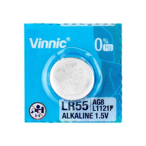 Bateria alkaliczna Vinnic LR1121/381/AG8 Bateria alkaliczna Vinnic LR1121/381/AG8