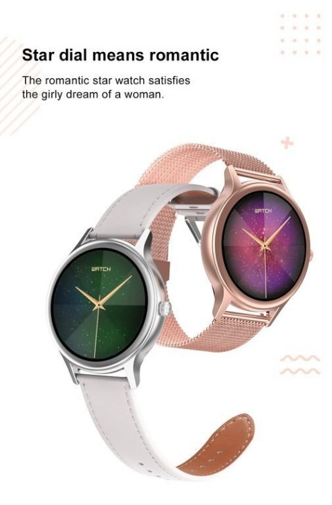 SMARTWATCH DAMSKI PACIFIC 18-1 - BRANSOLETA + PASEK: Rosegold / Różowy (sy015a) SMARTWATCH DAMSKI PACIFIC 18-1 - BRANSOLETA + PASEK: Rosegold / Różowy (sy015a)
